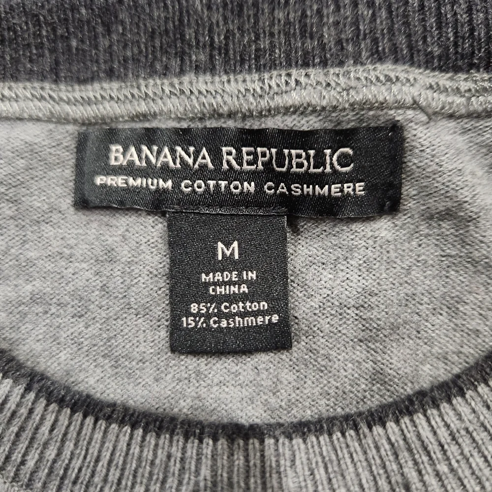 Banana Republic Cotton Cashmere Crewneck Sweatsr (Men's M)